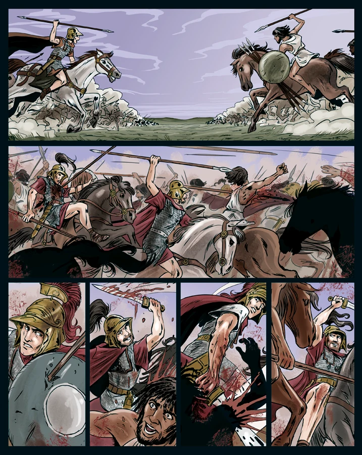 Africanus · página de cómic