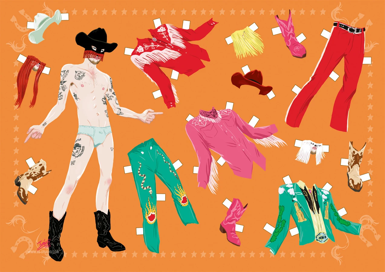 Cowboy recortable
